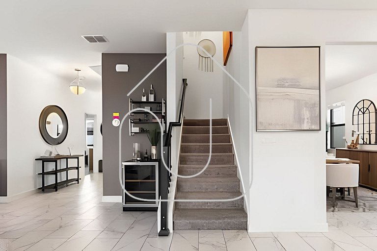 Villa 6Q Storey Lake c/ Piscina, Spa e EV Charger