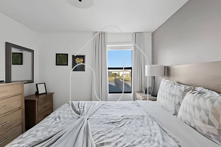 Villa 6Q Storey Lake c/ Piscina, Spa e EV Charger