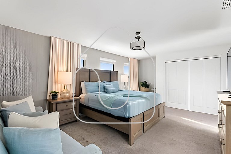 Villa 6Q Storey Lake c/ Piscina, Spa e EV Charger