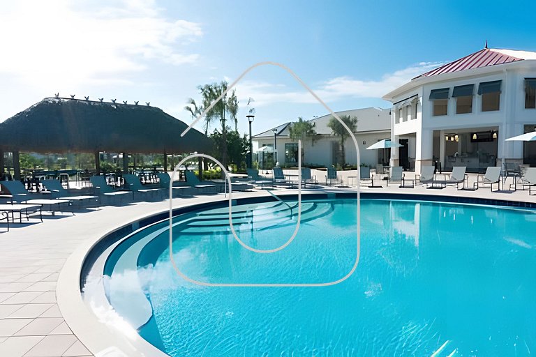 Villa 6Q Storey Lake c/ Piscina, Spa e EV Charger