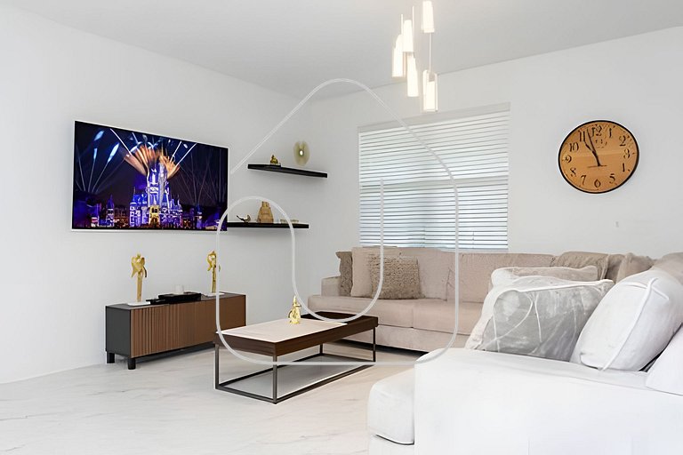 Casa 9Q c/ Piscina e Game Room – Perto Disney