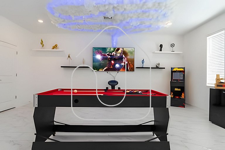 Casa 9Q c/ Piscina e Game Room – Perto Disney