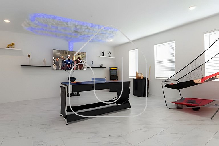 Casa 9Q c/ Piscina e Game Room – Perto Disney