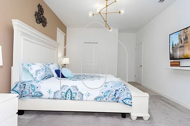 Casa 9Q c/ Piscina e Game Room – Perto Disney