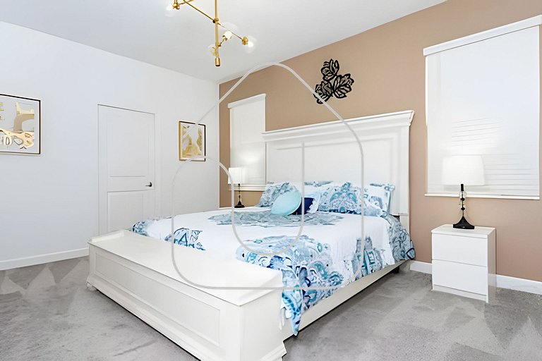 Casa 9Q c/ Piscina e Game Room – Perto Disney