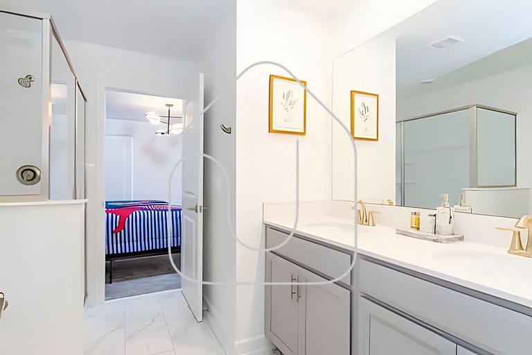 Casa 9Q c/ Piscina e Game Room – Perto Disney