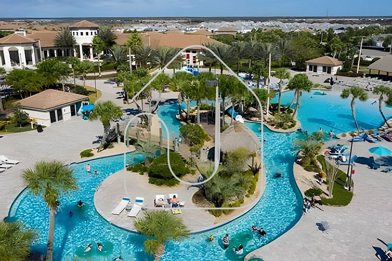 Casa 9Q c/ Piscina e Game Room – Perto Disney