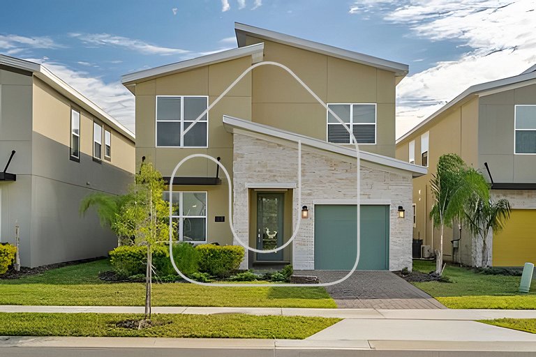 Casa 5Q c/ Piscina e Game Room – Perto da Disney