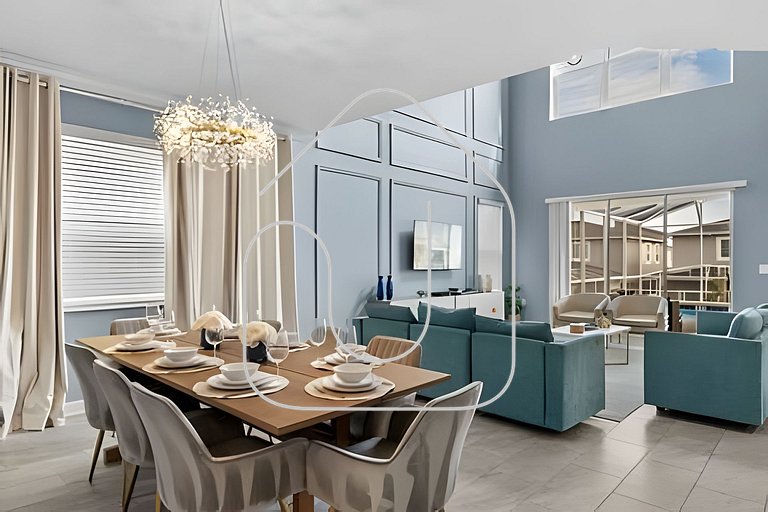 5BR Villa w/ Pool & Game Room near Disney