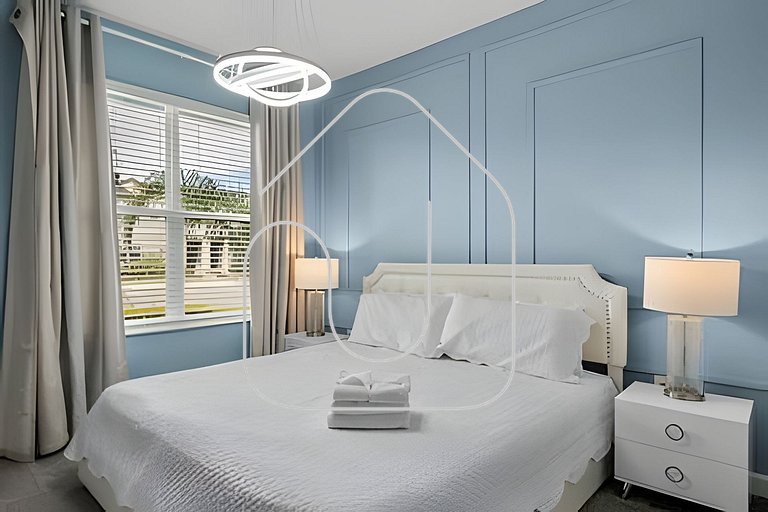 Casa 5Q c/ Piscina e Game Room – Perto da Disney