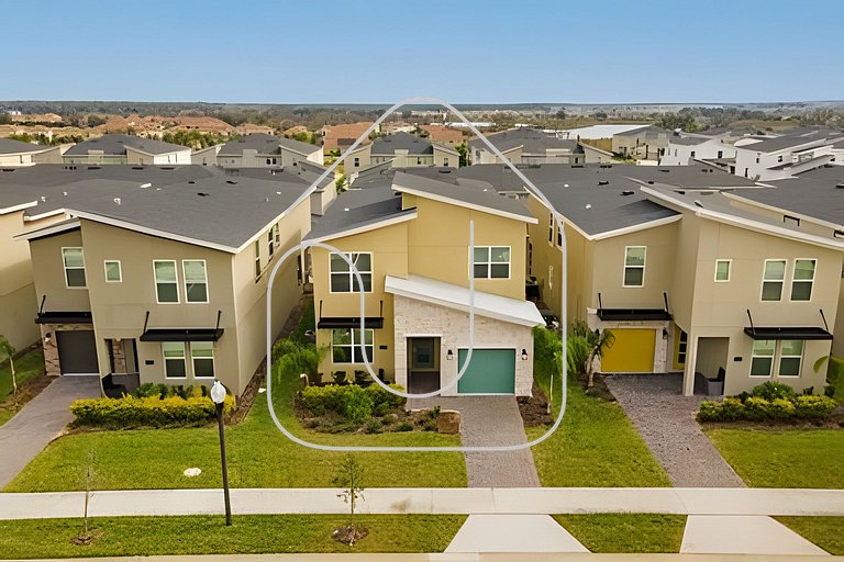 Casa 5Q c/ Piscina e Game Room – Perto da Disney