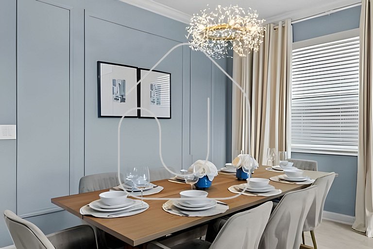 Casa 5Q c/ Piscina e Game Room – Perto da Disney