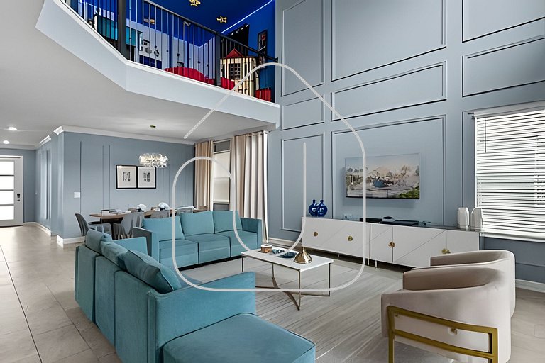 Casa 5Q c/ Piscina e Game Room – Perto da Disney