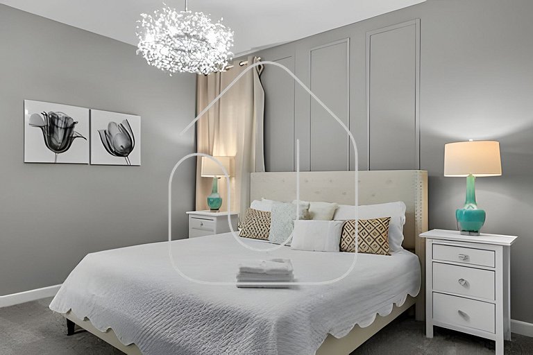 Casa 5Q c/ Piscina e Game Room – Perto da Disney