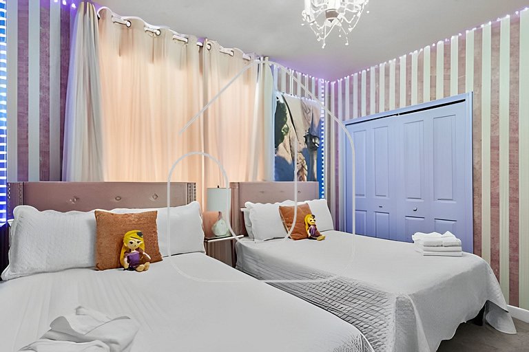 Casa 5Q c/ Piscina e Game Room – Perto da Disney