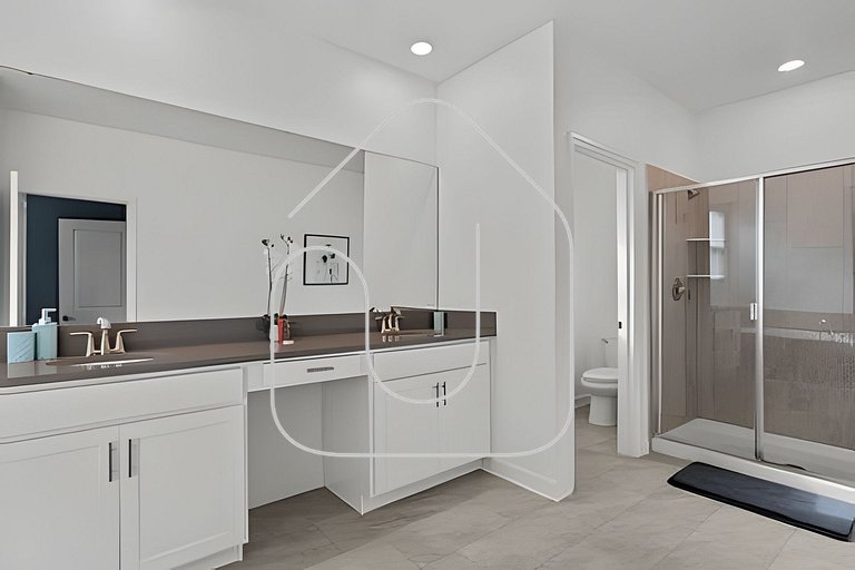 Casa 5Q c/ Piscina e Game Room – Perto da Disney