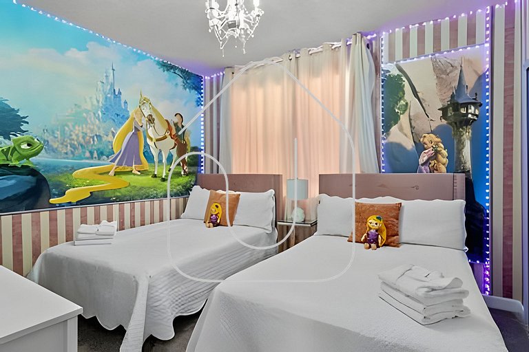 Casa 5Q c/ Piscina e Game Room – Perto da Disney