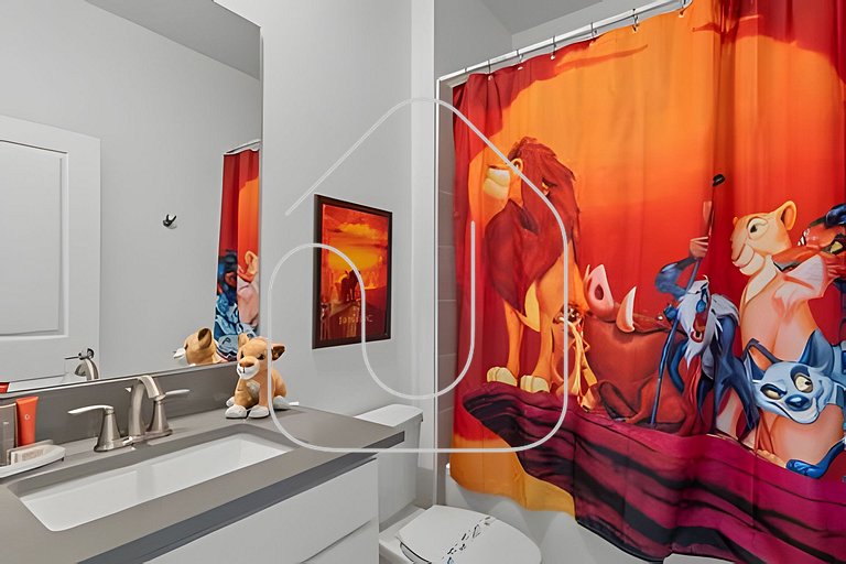 Casa 6Q Temática Disney c/ Piscina