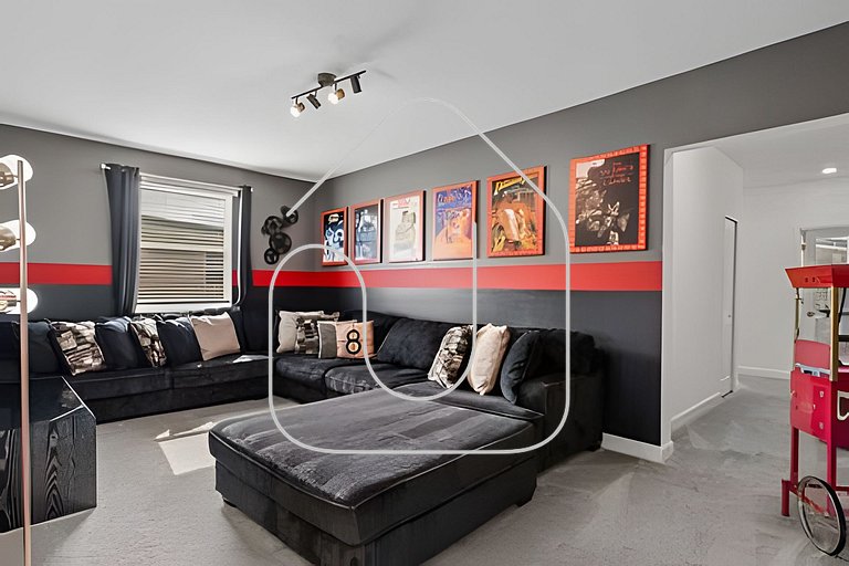 6BR Disney-Themed Villa + Pool & Game Room