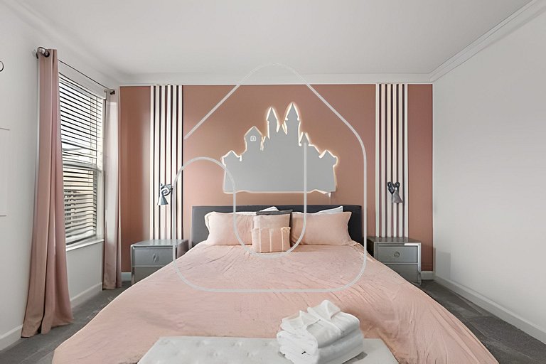 Casa 6Q Temática Disney c/ Piscina