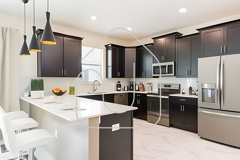 Casa 6Q c/ Piscina e Game Room – Perto da Disney