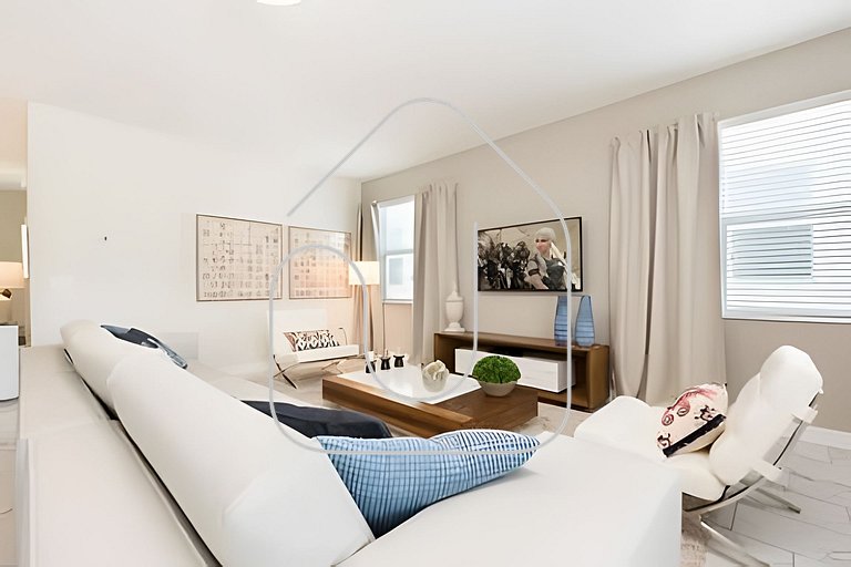 Casa 6Q c/ Piscina e Game Room – Perto da Disney