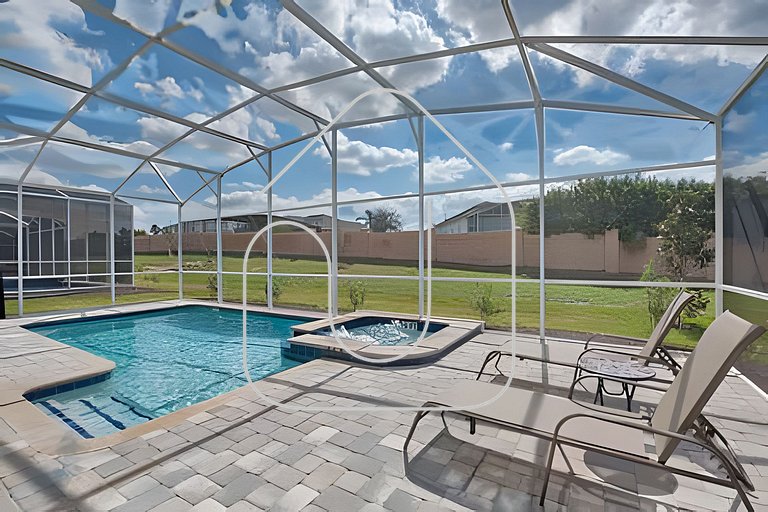 Casa 6Q c/ Piscina e Game Room – Perto da Disney