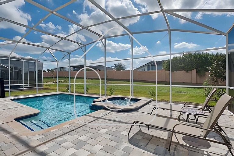 Casa 6Q c/ Piscina e Game Room – Perto da Disney