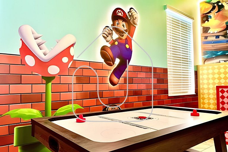 Casa 6Q c/ Piscina e Game Room – Perto da Disney