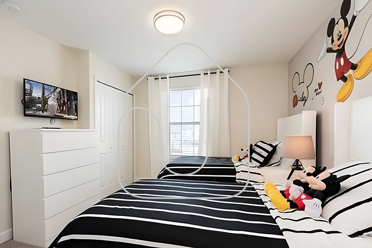 Casa 6Q c/ Piscina e Game Room – Perto da Disney