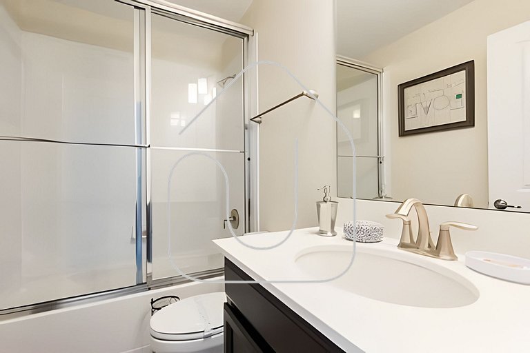 Casa 6Q c/ Piscina e Game Room – Perto da Disney