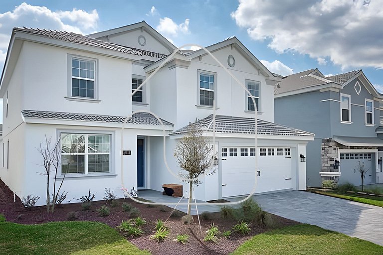 Casa 6Q c/ Piscina e Game Room – Perto da Disney