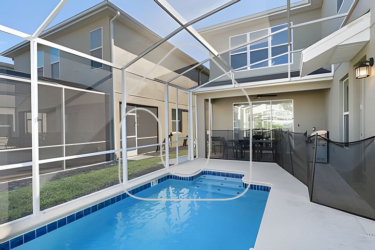 Casa 5Q c/ Piscina, Game Room – Perto da Disney