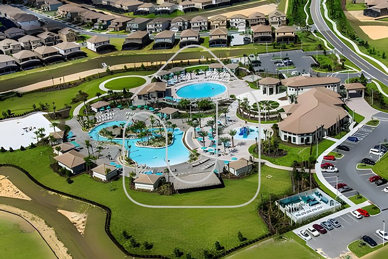 Casa 5Q c/ Piscina, Game Room – Perto da Disney