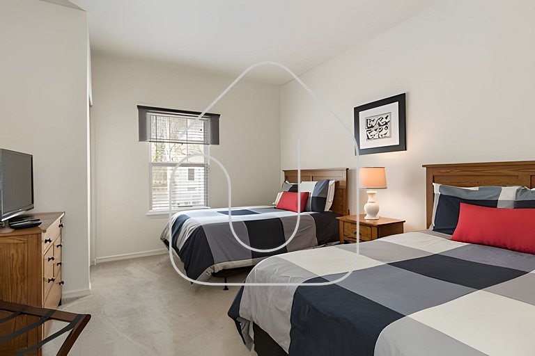 Townhouse 3Q Perto da Disney c/ Mickey Room