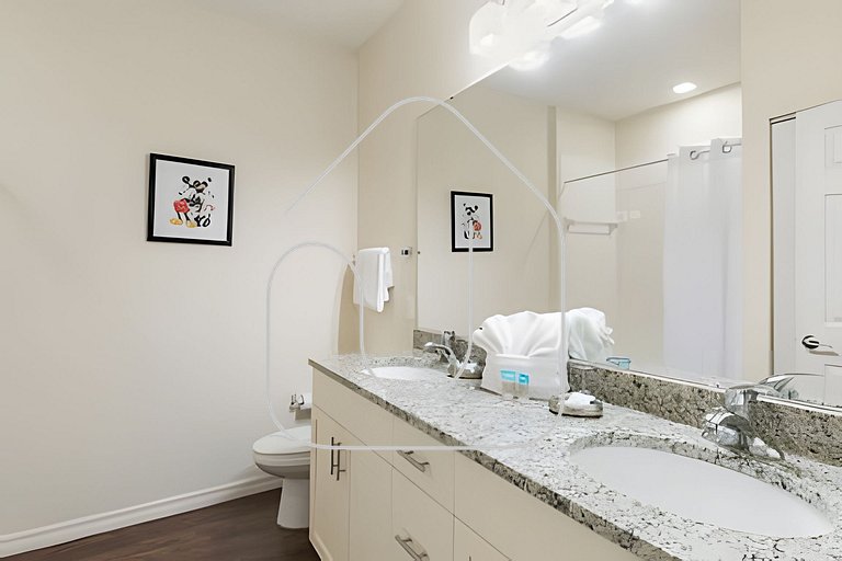 Townhouse 3Q Perto da Disney c/ Mickey Room