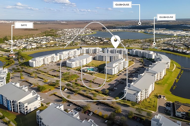 Apto 2Q Storey Lake — Vista Lago e Clube