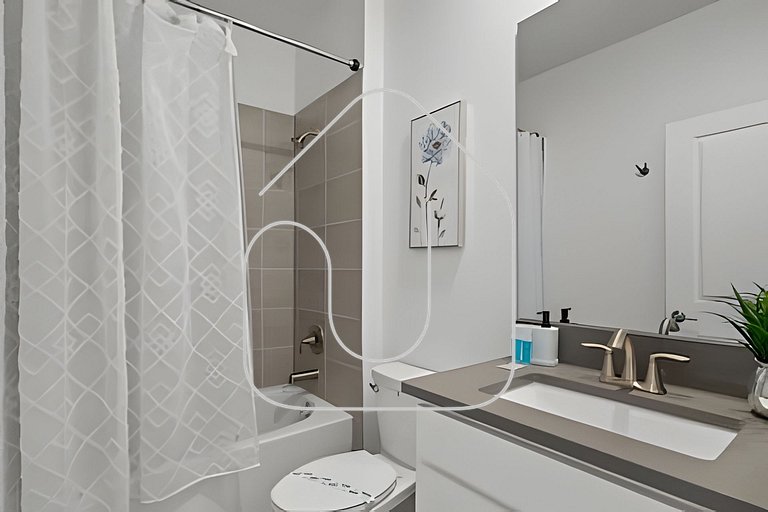 Casa 5Q Temática c/ Piscina – Champions Gate