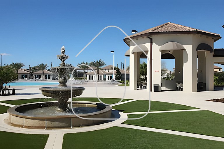 Casa 5Q Temática c/ Piscina – Champions Gate