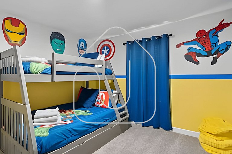 5BR Champions Gate w/ Pool + Avengers Room