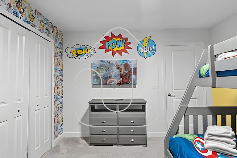 5BR Champions Gate w/ Pool + Avengers Room