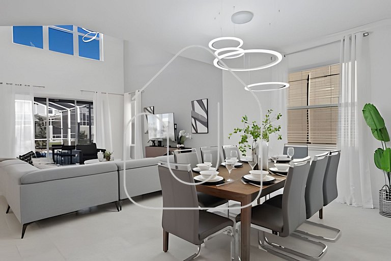 Casa 5Q c/ Piscina e Game Room – Champions Gate