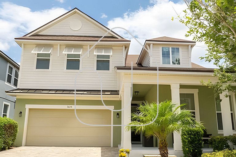 Solara 5BR Villa w/ Pool, Game Room & Themed Rooms