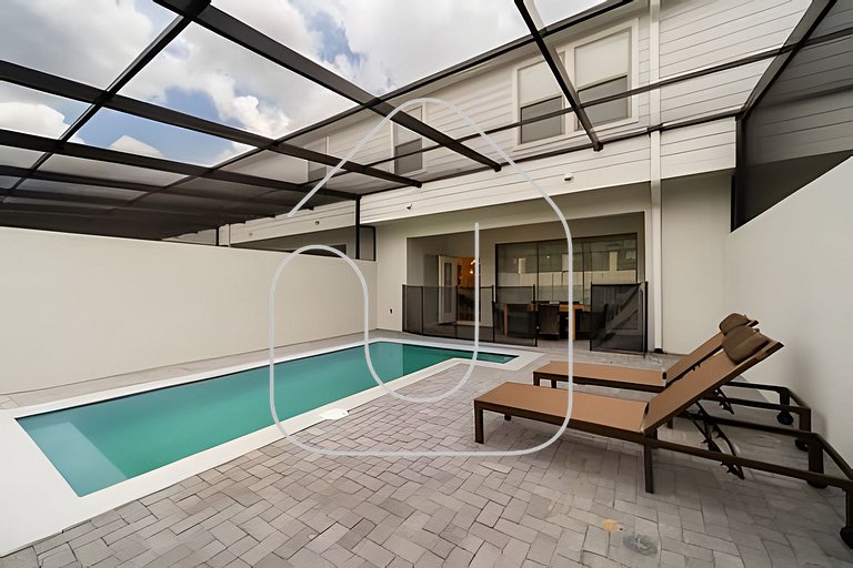 Casa 5Q Windsor c/ Piscina – Perto da Disney