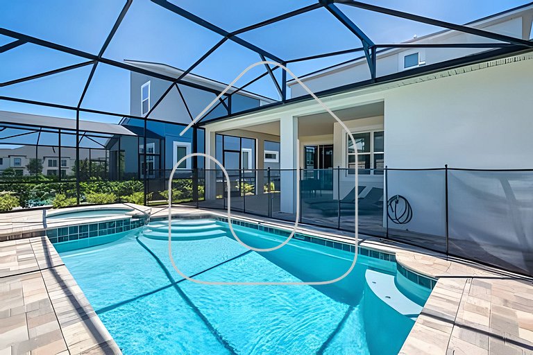 Casa Moderna 6Q c/ Piscina e Resort