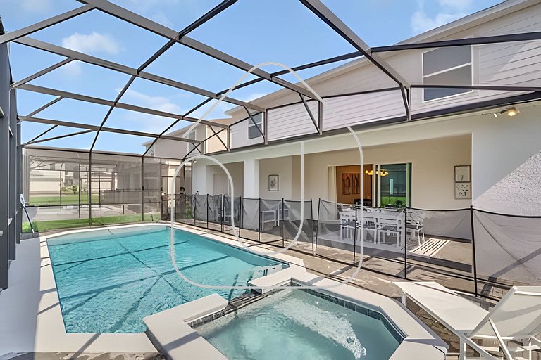 Villa 10Q Perto da Disney c/ Quartos Temáticos