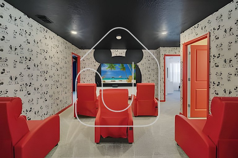 Villa 10Q Perto da Disney c/ Quartos Temáticos