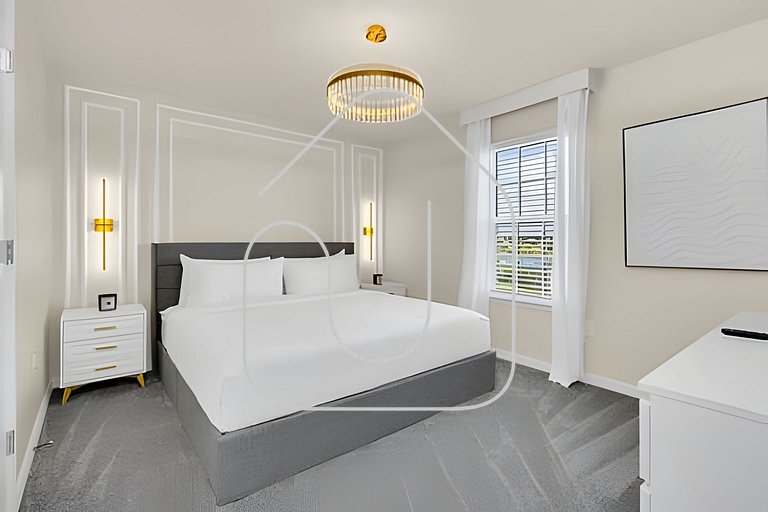 Villa 10Q Perto da Disney c/ Quartos Temáticos