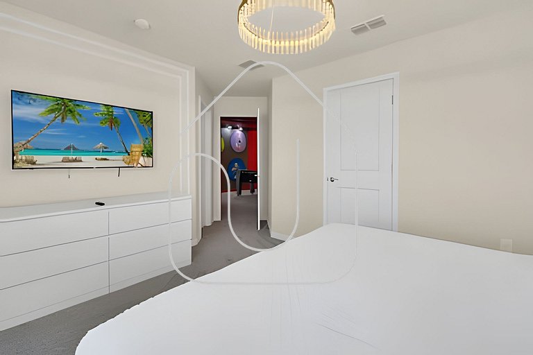 Villa 10Q Perto da Disney c/ Quartos Temáticos