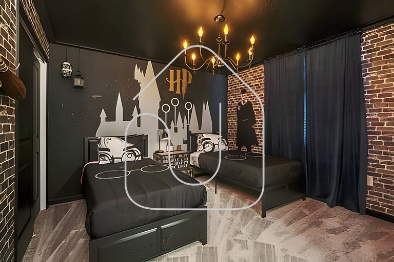 Villa 10Q Perto da Disney c/ Quartos Temáticos